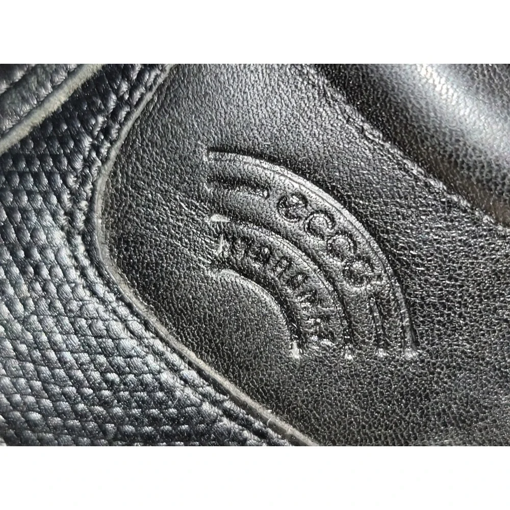 Ecco Mens Hydromax Classic Golf Shoes Black Leather Oxford EU 46 / US 12 - 12.5